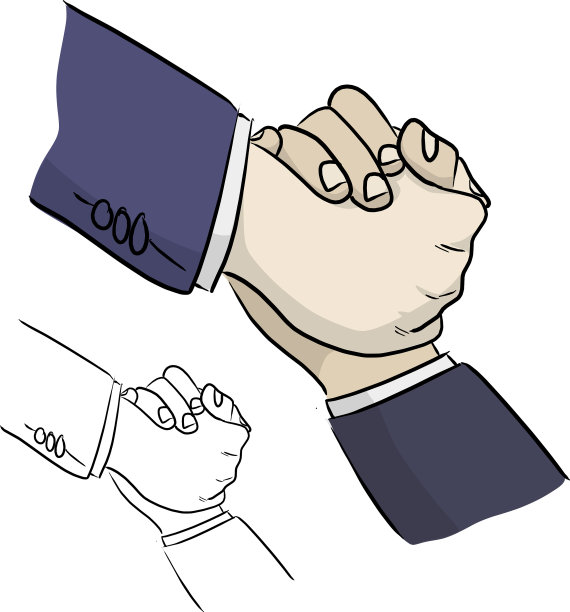 特写商人帮助他的朋友图片下载