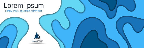 摘要剪纸矢量背景图片下载