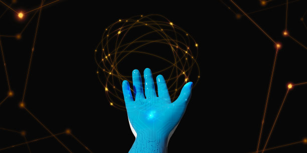 展示数字时代的3d插画概念图片下载