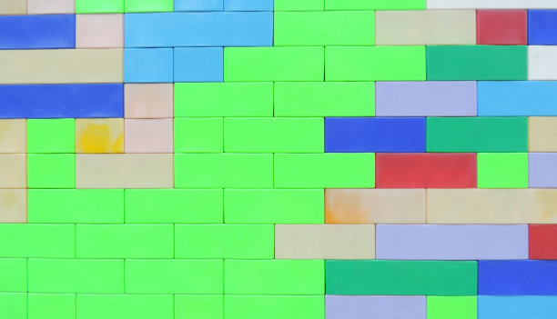 塑料色块长方形、马赛克、墙面装饰图片下载