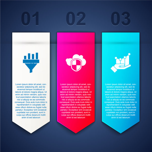 用图表云和盾牌设置销售漏斗图片下载