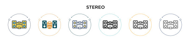 立体声音响图标图片下载