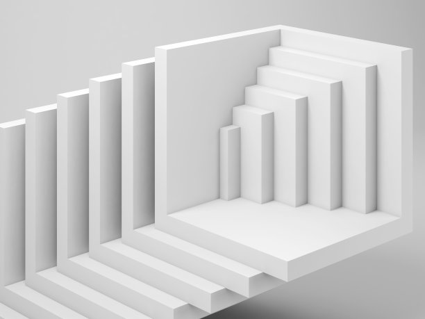 抽象的立方体形状，cgi背景图案。3 d图片下载