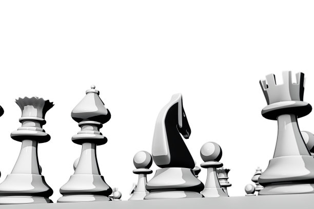 象棋孤立在白色背景上图片下载