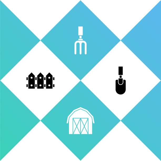 设置花园栅栏，木屋耙子和图片下载