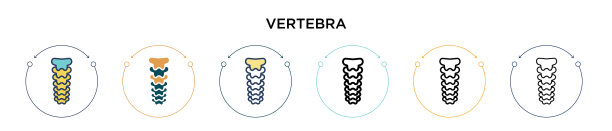 椎体图标在填充细线轮廓和图片下载