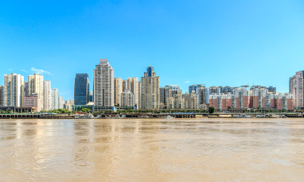 航拍温州城市建筑景观图片下载