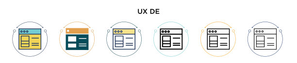 UX设计线性图标图片下载