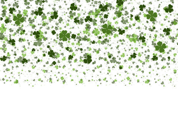 圣帕特里克节无文字背景图片下载