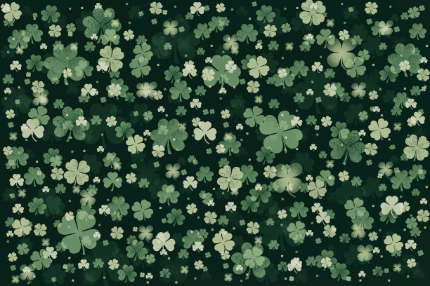 圣帕特里克节无文字背景图片下载