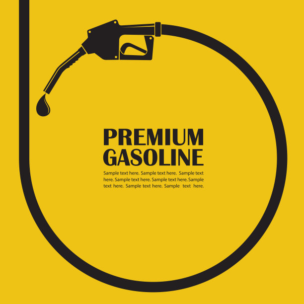 加油站的海报图片下载