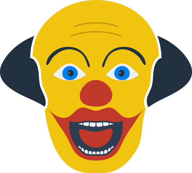 派对小丑脸图标图片下载