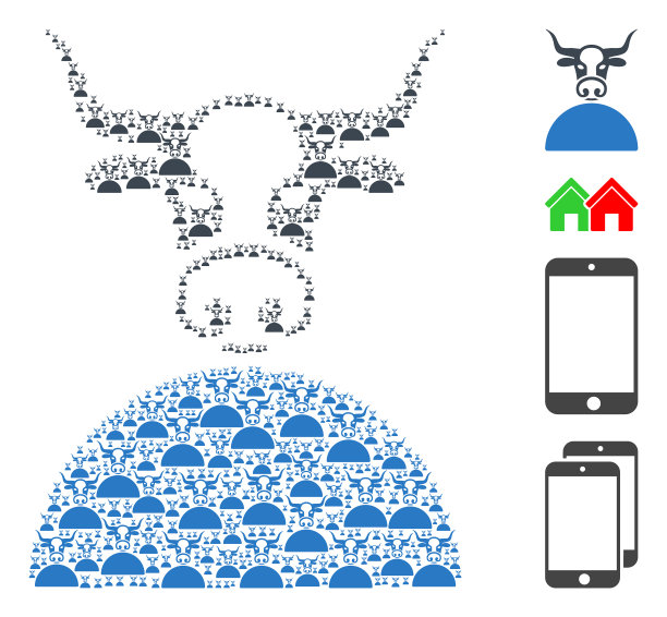 牛分形马赛克自我项目图片下载