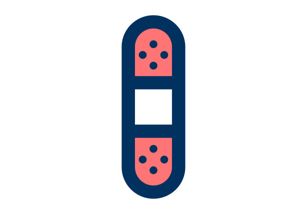 绷带的简单设计说明图片下载