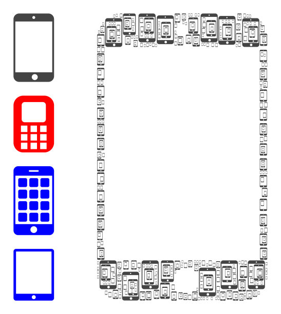 智能手机递归马赛克自我项目图片下载