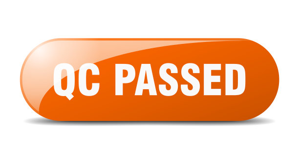 Qc通过了按钮贴纸横幅圆形玻璃标志图片下载