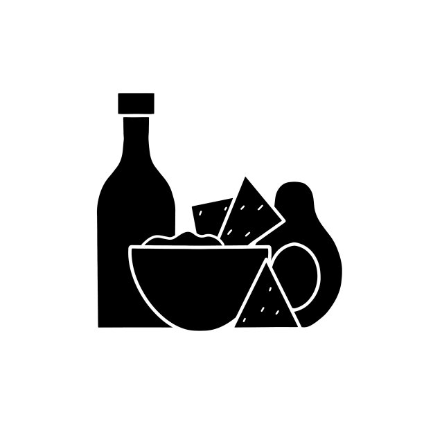 墨西哥食物鳄梨鳄梨酱配玉米片图片下载