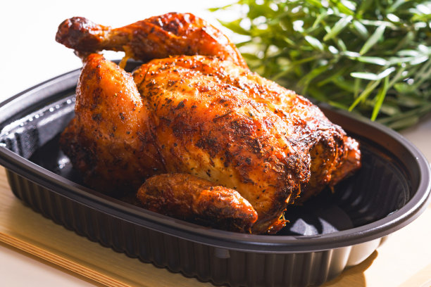 烤鸡外卖美味图片下载