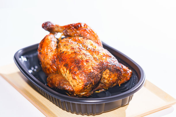 烤鸡外卖美味图片下载