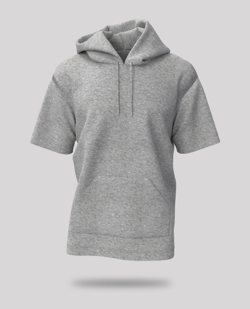空白连帽运动衫模型打印图片下载