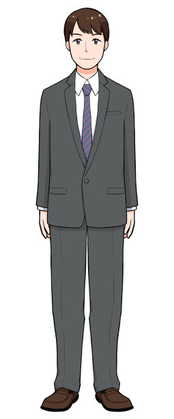 男人全身都穿着西装图片下载