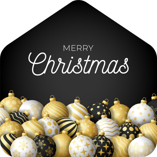 奢华的金色圣诞快乐2020卡与搞笑图片下载