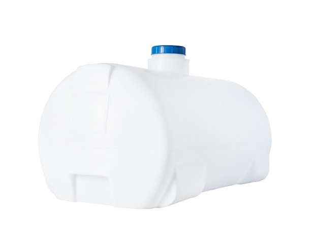 白色塑料水箱隔离在白色背景图片下载