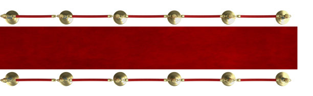 红地毯事件从顶部3d渲染在白色没有阴影图片下载