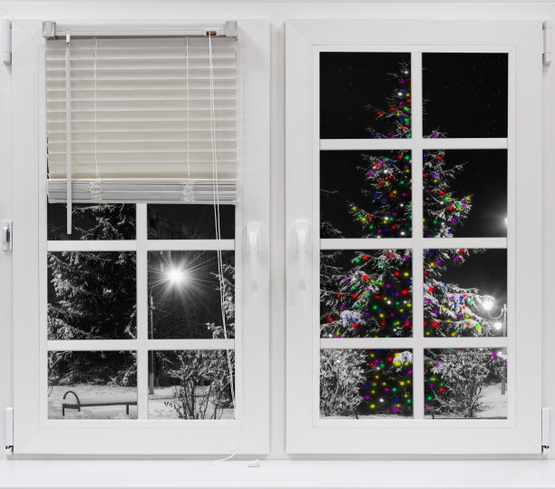 窗外的冬夜图片下载