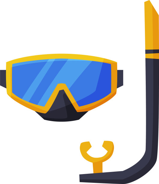 水肺潜水面具夏季度假配件图片下载