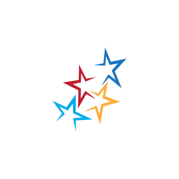 星形标志模板图标图片下载