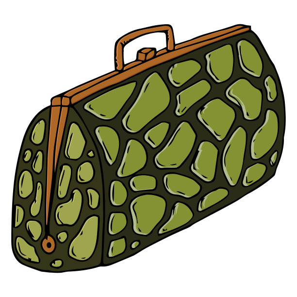 包图标包鳄鱼皮手绘图片下载