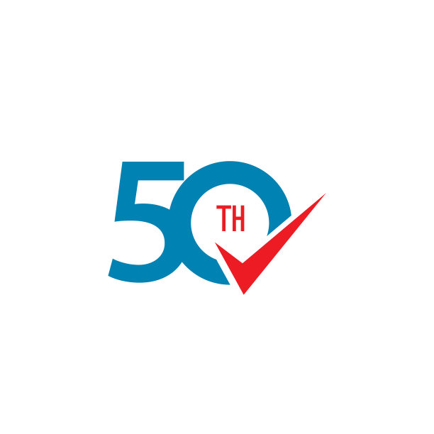 50周年纪念模板设计图片下载