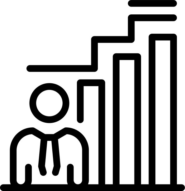 外包员工图形图标轮廓风格图片下载