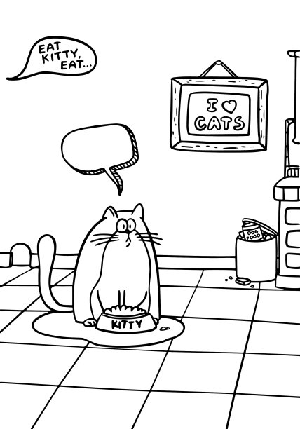 吃猫吃图片下载