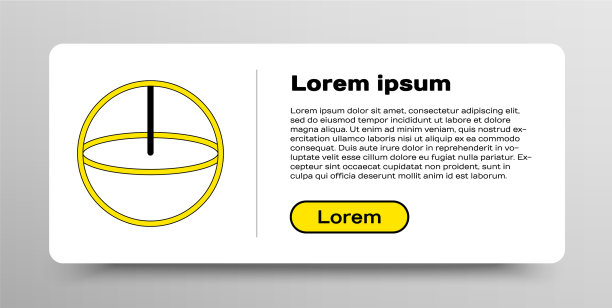 线几何图形球体图标隔离上图片下载