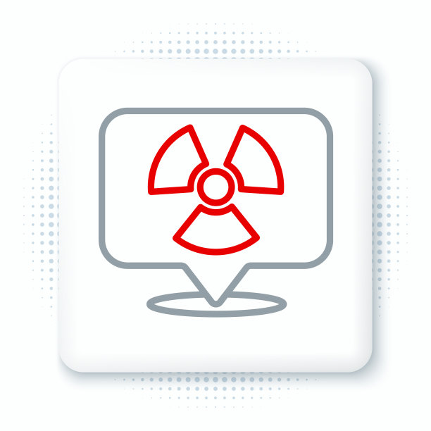 线放射性的位置图标隔离图片下载