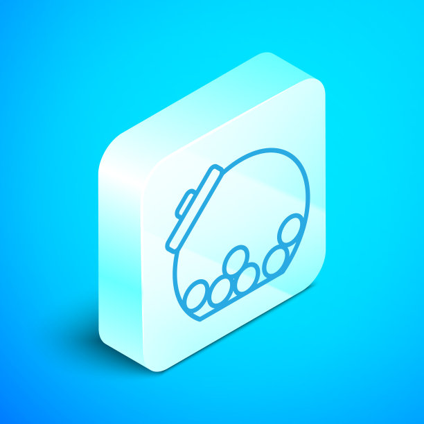 等距线玻璃罐与糖果内的图标图片下载