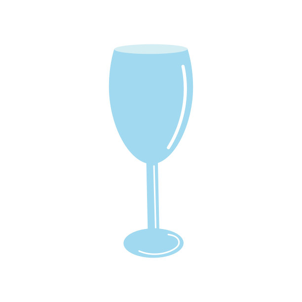 酒杯手绘元素菜单设计图片下载