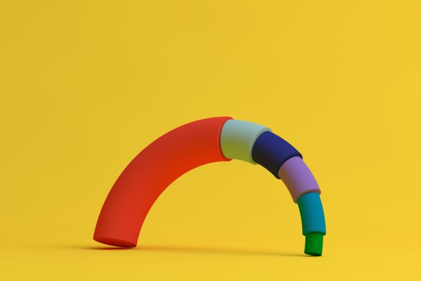 抽象平衡多彩的几何形状图片下载