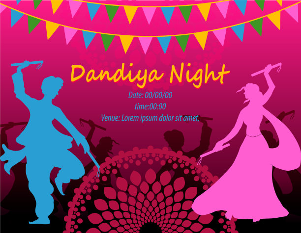 Navratri是一个为期九天的女神杜尔迦节图片下载