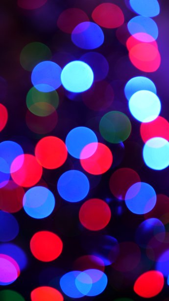 抽象的神仙灯散景背景图片下载