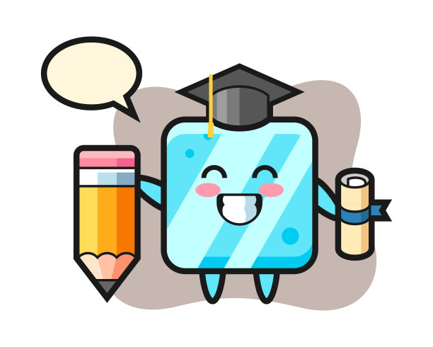 冰块卡通是毕业用的大铅笔图片下载