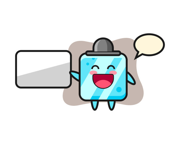 做演示的冰块卡通图片下载