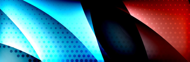 流体梯度霓虹彩色波抽象图片下载