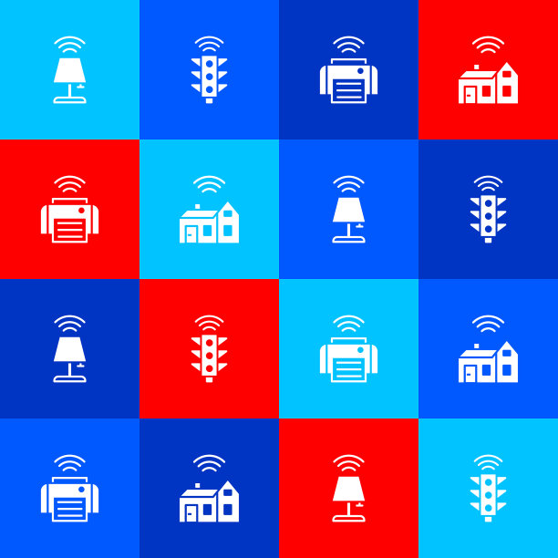 设置智能台灯和交通灯打印机图片下载