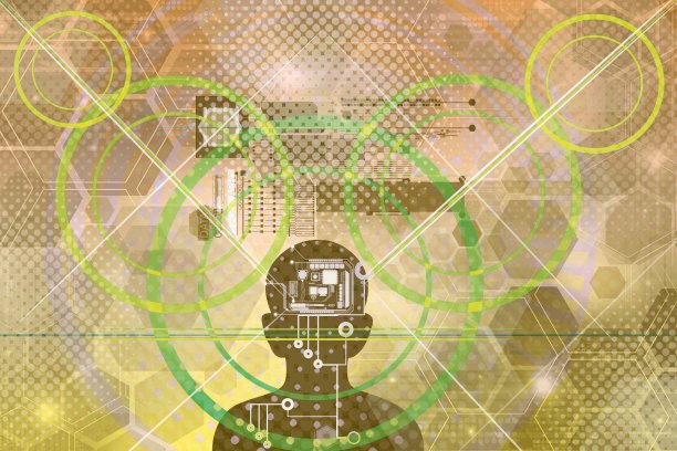 数字技术，人工智能概念设计图片下载