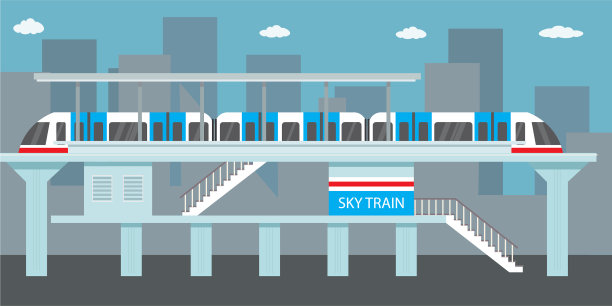 地铁或轻轨车站城市地铁图片下载
