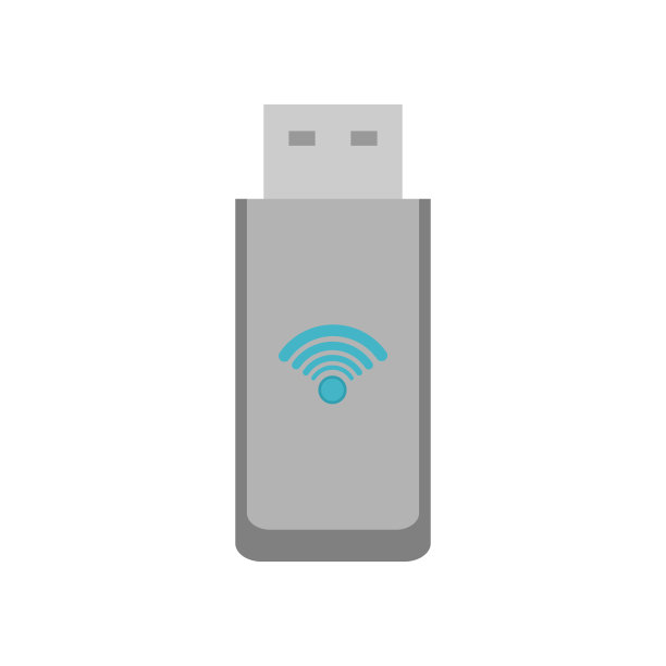 无线通讯模块鼠标或键盘。大的格式。平面向量插图图片下载