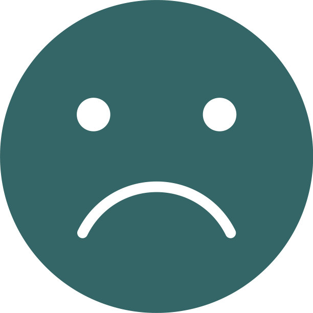 不开心的表情，彩色的图标，心烦不满意图片下载